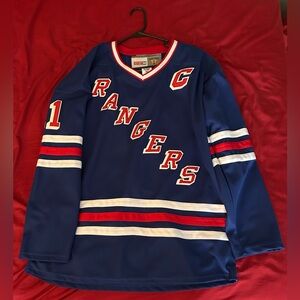Mark Messier New York Rangers Jersey - Blue - Size 52